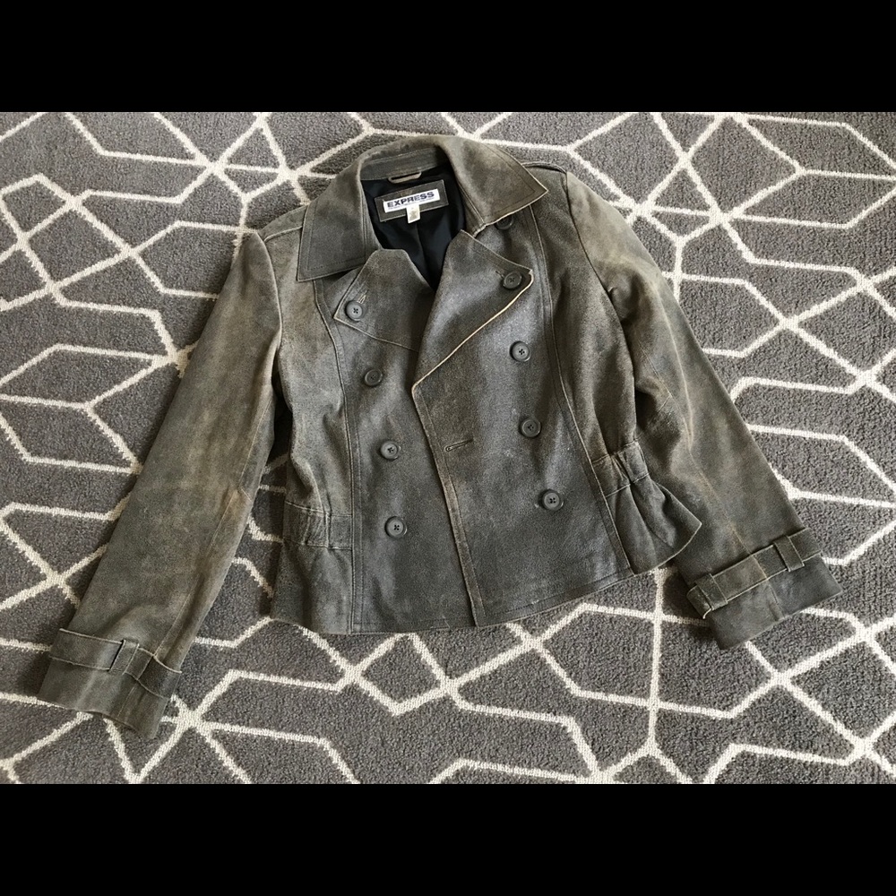 Express leather jacket